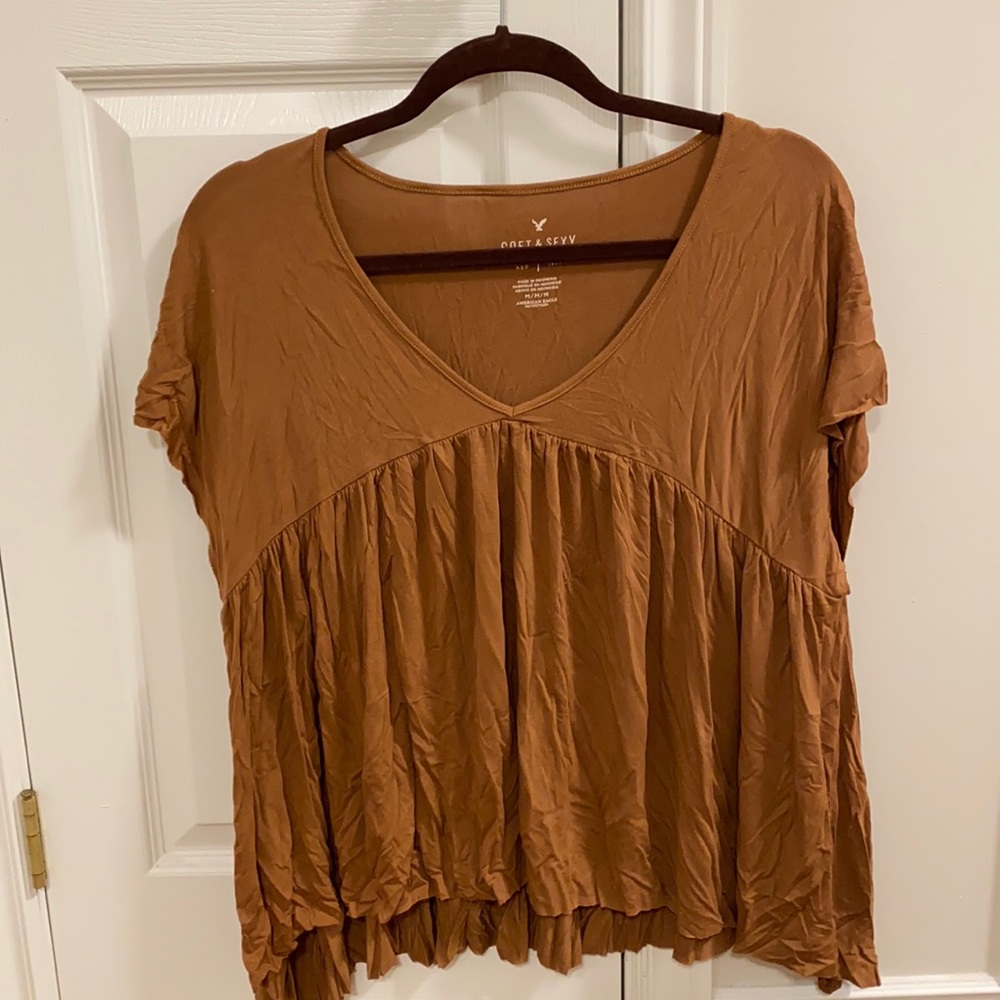 Camel Soft & Sexy Tee American Eagle